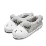 Pantofole Invernali Donna Animale da Casa Calde Grigio Low Top 35/
