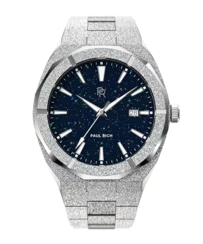 Paul Rich Frosted Star Dust Silver FSD05 horloge 45 mm