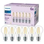 Philips LED Lampadina LEDuce Bianca Fredda, 60W, E27