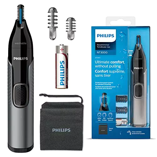 PHILIPS Rifinitore per Peli di Naso, Orecchie e Sopracciglia