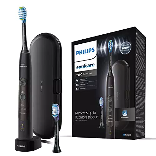 Philips Sonicare Expertclean 7300 Spazzolino Elettrico Sonico, nero