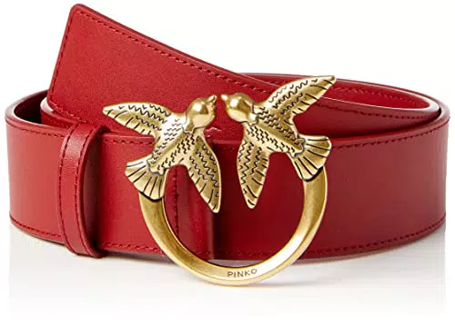 Pinko Love Berry Simply H4 Belt Vite, Cintura Donna