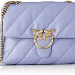 Pinko Love Big Puff Maxi Quilt 6 CL, Borsa Donna, Y79Q_Lavanda-Antique Gold