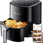 Proscenic T22 Friggitrice ad Aria, 5L Air Fryer Controllo con App & Alexa e Display LED Toccabile