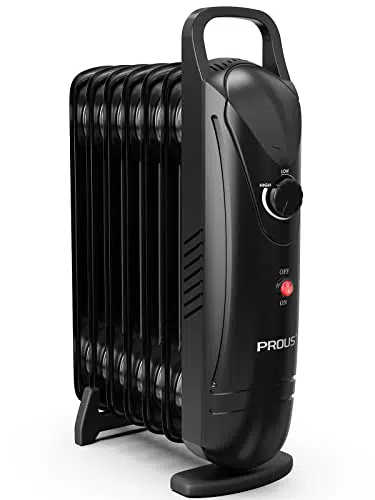 PROUS Radiatore ad Olio Elettricotufa Elettrica Basso Consumo Silenzioso con Termostato