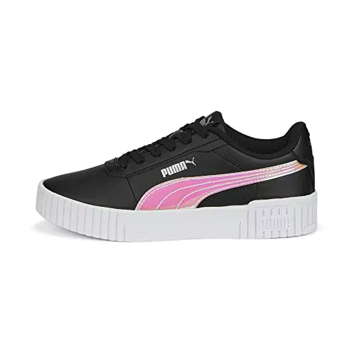 PUMA Carina 2.0 Holo Jrcarpe da Ginnastica, Black Silver