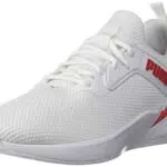 PUMA Erupterneakers Uomo, Bianco White/High Risk Red