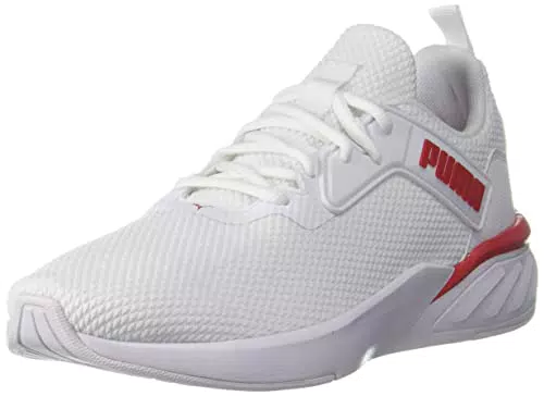 PUMA Erupterneakers Uomo, Bianco White/High Risk Red