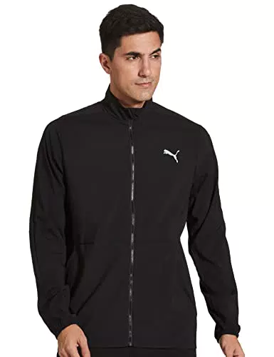 PUMA Run Favorite Woven J, Giacca Uomo, Nero