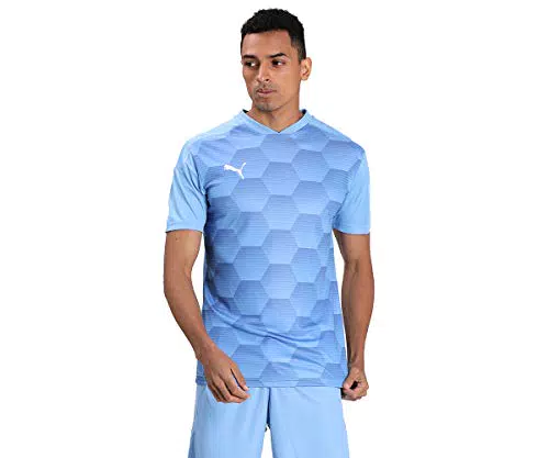Puma Teamfinal 21 Graphic Jerseyaglia Uomo, Team Light Blue-Blue Yonder