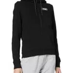 PUMHB|#Puma Rebel Full-Zip Hoodie TR, Felpa Donna, Puma Black