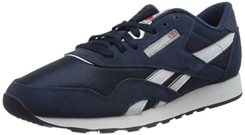 Reebok Nylon CLcarpe da Ginnastica Uomo, Team Navy/Team Navy/Platinum