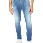Replay Anbass Hyperflex Re-Used Jeans Uomo con cotone riciclato, Blu