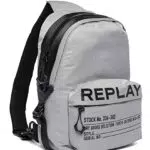 REPLAY Fm3595 Zaino, 032 Grigio Cemento, UNIC Uomo