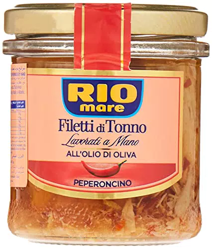 Rio Mare - Filettini di Tonno all'Olio di Oliva con Peperoncinoavorati a Mano