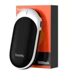 Scaldamani Elettrico, 10000 mAh Scaldamani Riutilizzabilecalda Mani Portatile Elettrico Scaldamani Ricaricabile USB