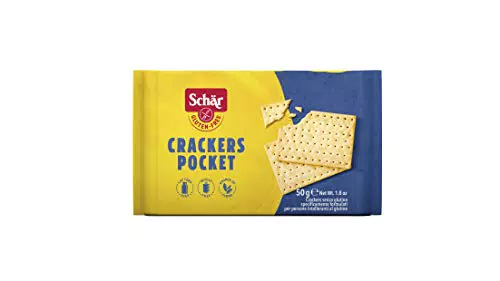 Schär Crackers Pocket senza glutine 3 x 50 g, la confezione può variare