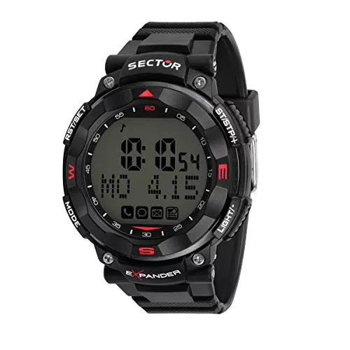 Sector No Limits Orologio Digitale Quarzo Uomo con Cinturino in Sintetico R3251529001