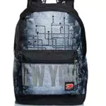 Seven Zaino - The Doublein Town, Nero/Argento - 2In1 Reversibile Nero - Cuffie Wireless Incluse - Eco Material