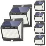 SEZAC Luce Solare Led Esterno Illuminazione a 270°Luci Solari Esterno con Sensore di Movimento