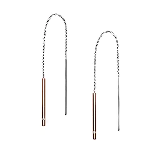 Skagen Orecchini con Chiusura a Filo da Donna in Acciaio Inossidabile