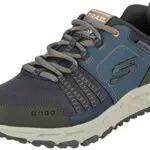 Skechers Escape Planneaker Uomo, Blue Navy Orange