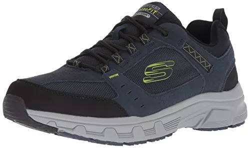 Skechers Oak Canyonneakers Uomo, Blu Navy Lime