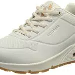 Skechers Uno Shimmer Awaycarpe da Ginnastica Donna, Bianco