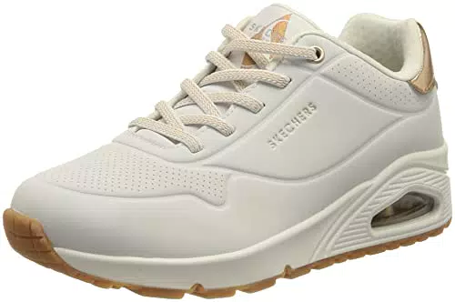 Skechers Uno Shimmer Awaycarpe da Ginnastica Donna, Bianco