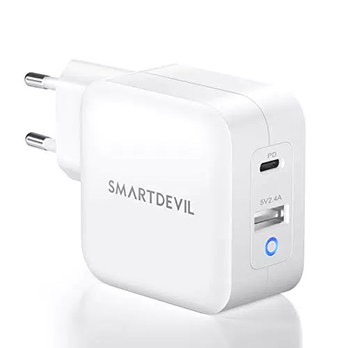 SMARTDEVIL Caricatore USB C PowerPort PD 2 da Parete
