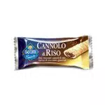 Snack Cannolo di Riso senza Glutine Ripieno di Cioccolato Gianduia 25G’imballagio può variare