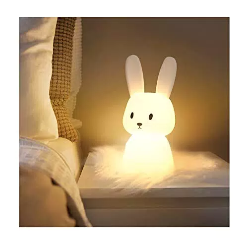 SOLIDEE Lampada Camera Bambini, Silicone Luce Notturna Neonato