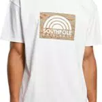 Southpole Logo Mimetico T-Shirt, Bianco