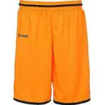 Spalding Move Pantaloncini da Uomo, Arancio Scuro/Nero