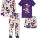 Spotted Zebra Disney Star Wars Marvel Frozen Princess Snug-Fit Cotton Pajamas Sleepwear Set Pigiamainnie/Halloween
