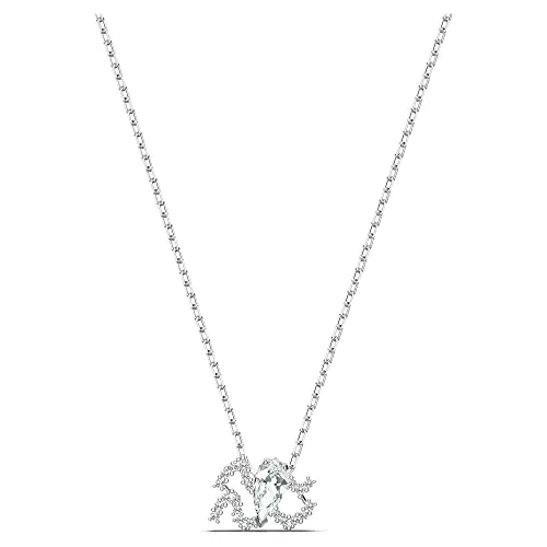 Swarovski Pendente Zodiac II, Acquario, Bianco, Mix di placcature