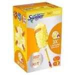 Swiffer Piumini Catturapolvere, 1 Manico Ergonomico E 1 Piumino Duster 360
