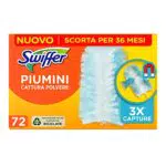 Swiffer Duster Piumini Catturapolvere, 72 Piumini, Cattura e Intrappola Polvere e Sporco
