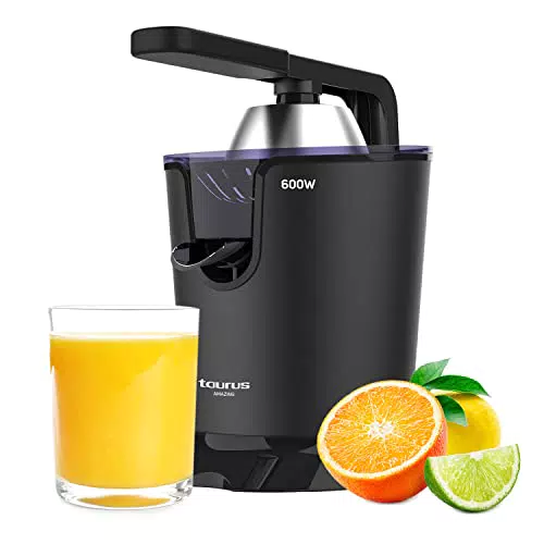 Taurus 924264000 Spremiagrumi, 600 W, Acciaio Inossidabile