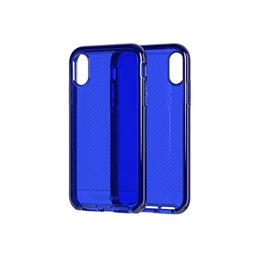 Tech21 Evo Check Custodia Protettiva per Apple iPhone XR - Blu Notte
