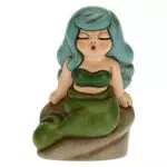 THUN - Bomboniera Sirena Magica Sognatrice con Capelli Blu - Linea Bomboniere - Ceramica - 5