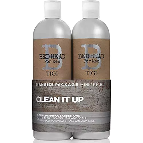 Tigi Clean Up Daily Shampoo e Balsamo per Capelli, 2x750 ml