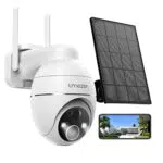 TMEZON Telecamera Wi-Fi Esterno Senza Fili con pannello solare