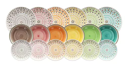 Tognana Cape Town, Servizio tavola 18 Pezzi, Ceramica