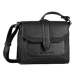 TOM TAILOR Amely, Flap Bag S No Zip Donna, Nero Misto