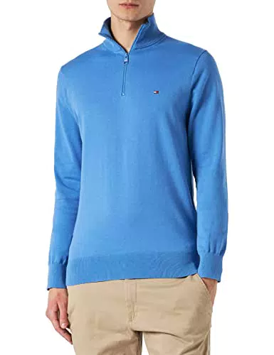 Tommy Hilfiger 1985 Zip Mock Pulloverky Cloud