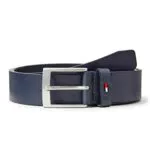 Tommy Hilfiger Cintura Uomo Adan Leather 3.5 in Pelle
