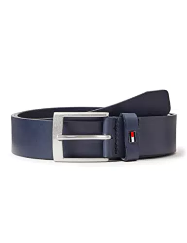 Tommy Hilfiger Cintura Uomo Adan Leather 3.5 in Pelle