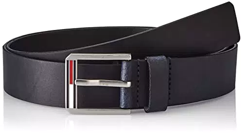 Tommy Jeans Cintura Uomo TJM Essential Leather 3.5 in Pelle