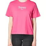 Tommy Jeans Dw0dw13698 T-Shirt, Pink Alert